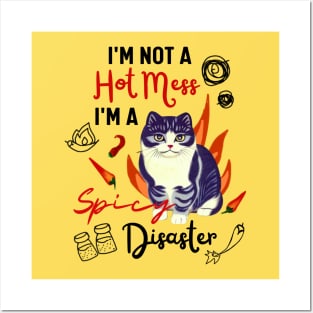 Funny Scottish Fold Cat Meme Cat Mom of Scottish Little Kitten Posters and Art